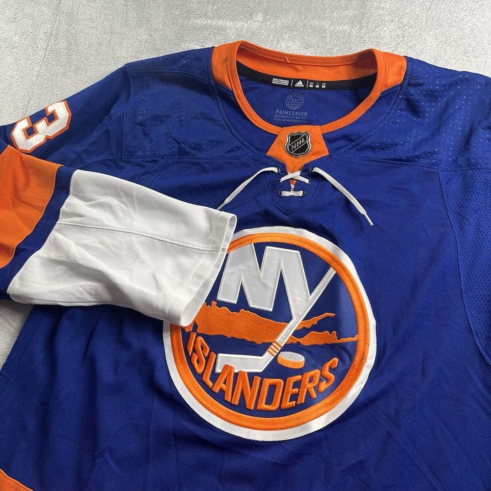 Carrie #3 Adidas Primegreen Authentic NHL Jersey, New York Islanders, Size 56‎